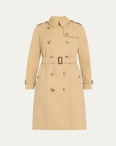 Burberry Kensington Organic Belted Double-Breasted Long Trench Coat | Thumbnail 6 Burberry Kensington Organic Belted Double-Breasted Long Trench Coat | Thumbnail 6