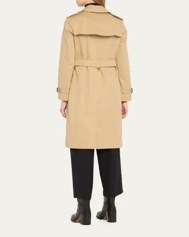 Burberry Kensington Organic Belted Double-Breasted Long Trench Coat | Thumbnail 8 Burberry Kensington Organic Belted Double-Breasted Long Trench Coat | Thumbnail 8