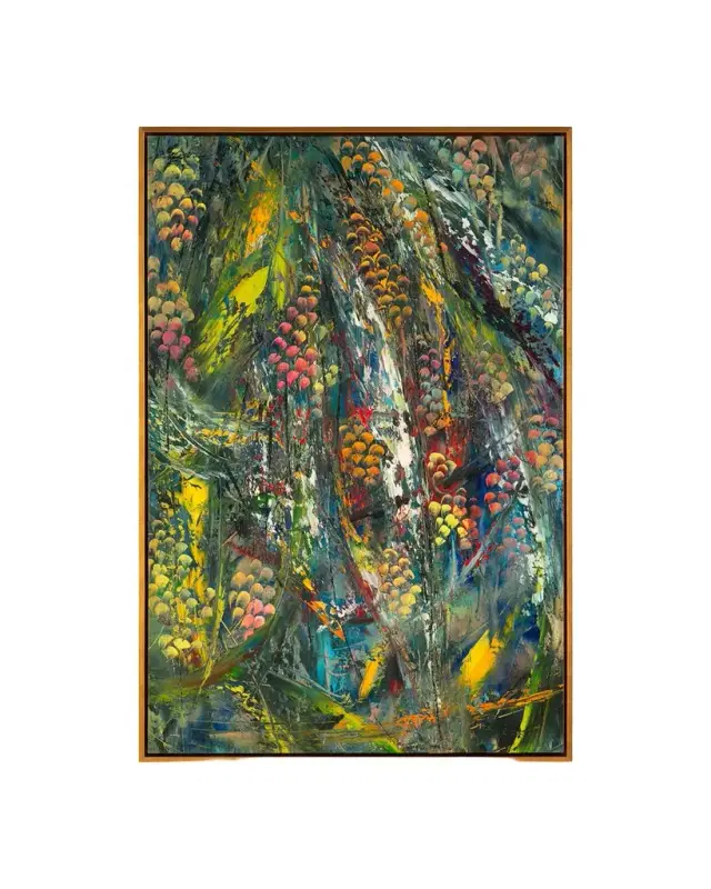 John-Richard Collection "Sun-Kissed Rainforest" Original Painting by Jinlu
