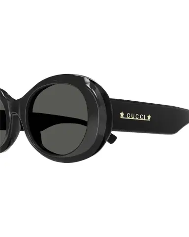 Gucci Logo Acetate Oval Sunglasses | Thumbnail 1