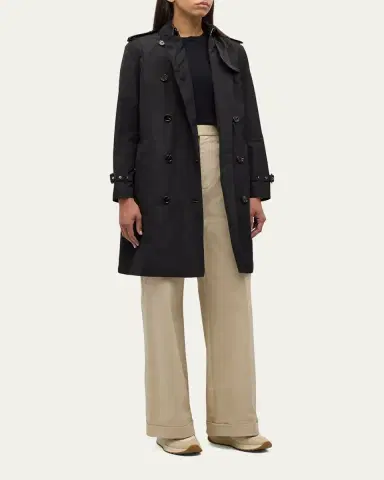 Burberry Kensington Double-Breasted Trench Coat | Thumbnail 8