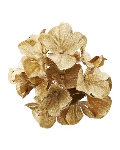 Deborah Rhodes Gold Metallic Hydrangea Napkin Ring | Thumbnail 1