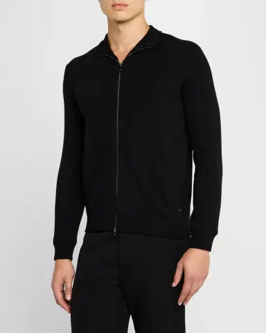 Stefano Ricci Men's Cashmere Full-Zip Sweater | Thumbnail 4 Stefano Ricci Men's Cashmere Full-Zip Sweater | Thumbnail 4