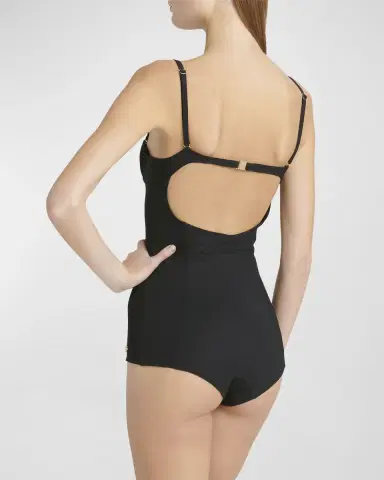 Dolce & Gabbana Solid Balconette One-Piece Swimsuit | Thumbnail 3 Dolce & Gabbana Solid Balconette One-Piece Swimsuit | Thumbnail 3