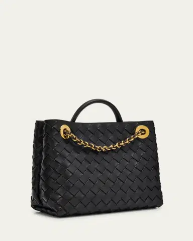 Bottega Veneta Small Andiamo Shoulder Bag with Chain Strap | Thumbnail 3 Bottega Veneta Small Andiamo Shoulder Bag with Chain Strap | Thumbnail 3