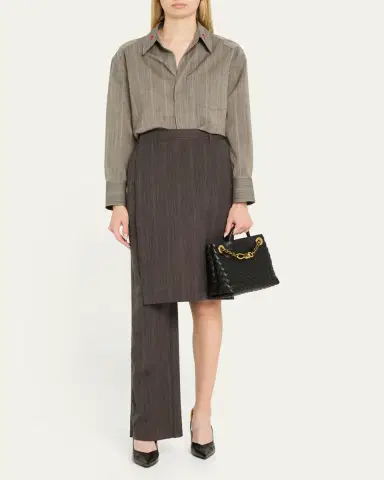 Bottega Veneta Small Andiamo Shoulder Bag with Chain Strap | Thumbnail 5 Bottega Veneta Small Andiamo Shoulder Bag with Chain Strap | Thumbnail 5