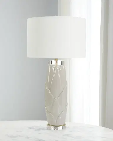 John-Richard Collection Lush Leaves 33" Table Lamp | Thumbnail 2