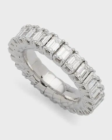 Picchiotti 18K White Gold Xpandable Diamond Ring, Size 5.75 - 8.25 | Thumbnail 2