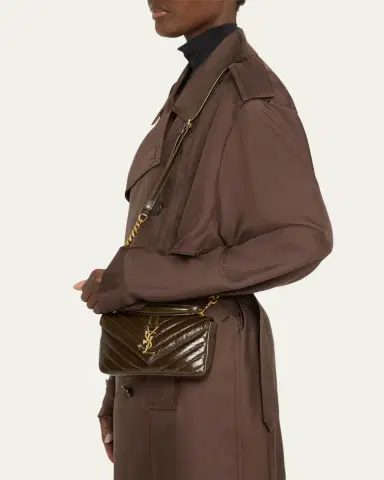 Saint Laurent College Mini YSL Quilted Top Handle Bag | Thumbnail 6 Saint Laurent College Mini YSL Quilted Top Handle Bag | Thumbnail 6