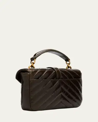 Saint Laurent College Mini YSL Quilted Top Handle Bag | Thumbnail 7 Saint Laurent College Mini YSL Quilted Top Handle Bag | Thumbnail 7