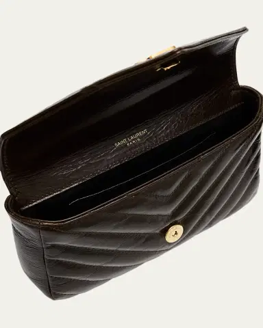 Saint Laurent College Mini YSL Quilted Top Handle Bag | Thumbnail 8 Saint Laurent College Mini YSL Quilted Top Handle Bag | Thumbnail 8
