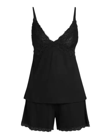 Natori Feathers Essential Lace-Trim Cami Pajama Set | Thumbnail 1 Natori Feathers Essential Lace-Trim Cami Pajama Set | Thumbnail 1