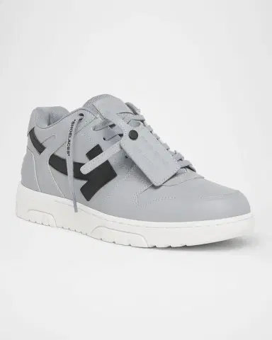 Off-White Men's Out Of Office Leather Low-Top Sneakers | Thumbnail 3 Off-White Men's Out Of Office Leather Low-Top Sneakers | Thumbnail 3