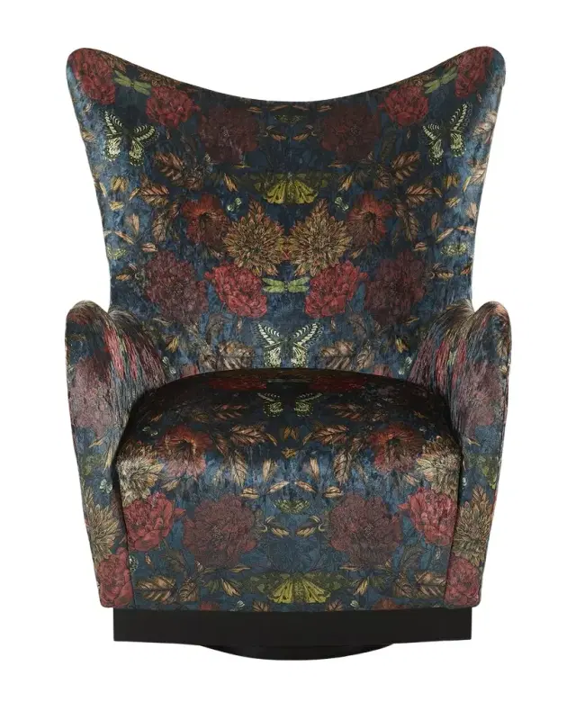 Massoud Vesper Swivel Wing Chair