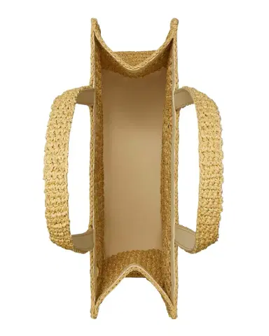 Tory Burch Ella Small Crochet Straw Tote Bag | Thumbnail 1