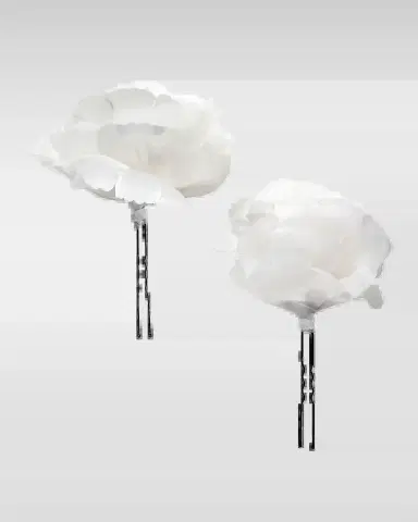 Jennifer Behr Peony Silk Hairpins, Set of 2 | Thumbnail 2