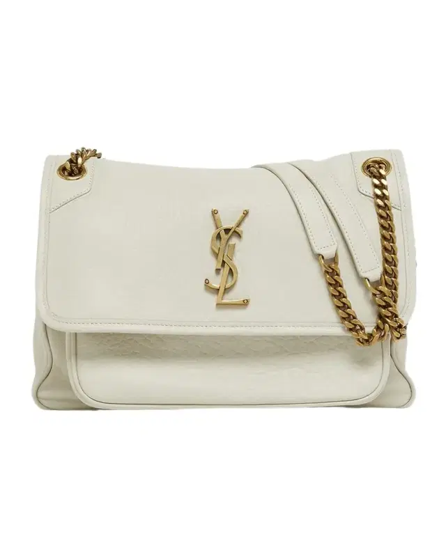 Saint Laurent Niki Medium YSL Leather Shoulder Bag