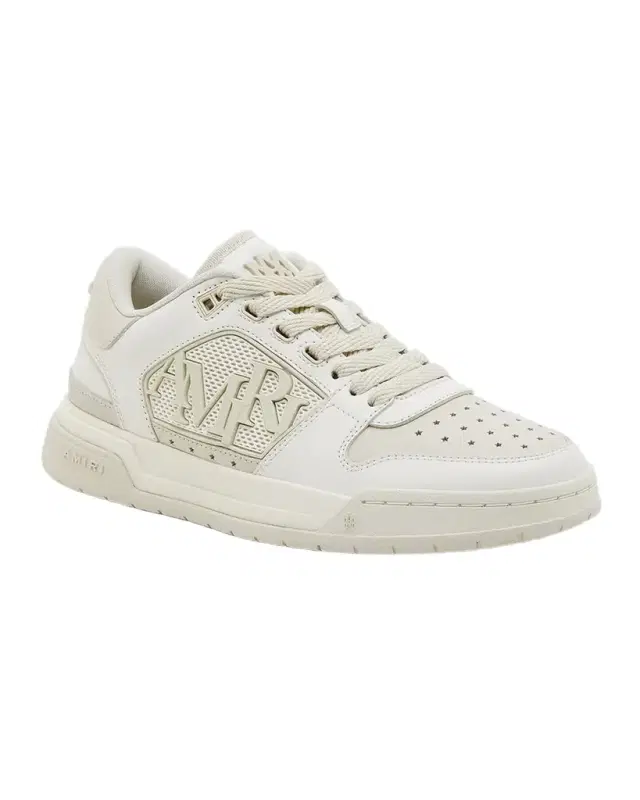 Bicolor Leather Low-Top Sneakers
