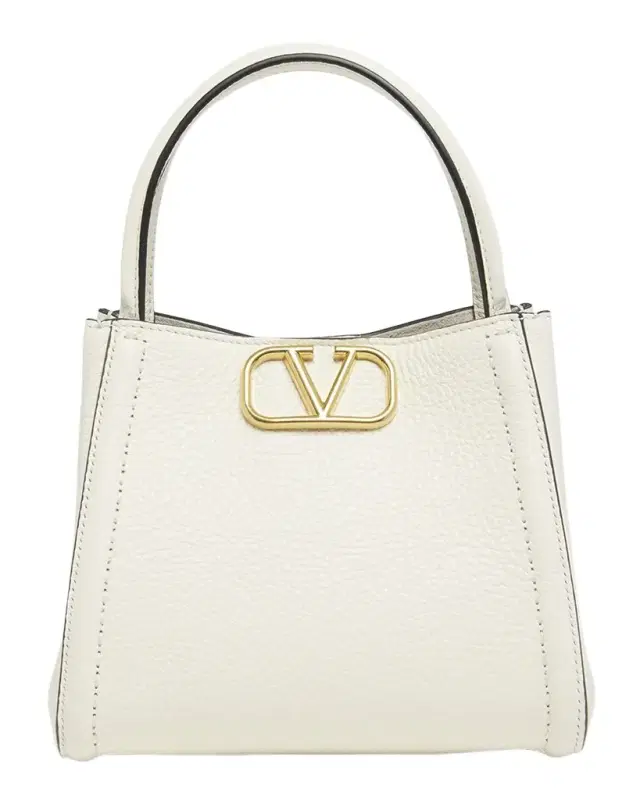Alltime VLOGO Small Leather Top-Handle Bag