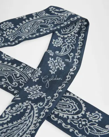 Golden Goose Journey Paisley Silk Twill Scarf | Thumbnail 3 Golden Goose Journey Paisley Silk Twill Scarf | Thumbnail 3