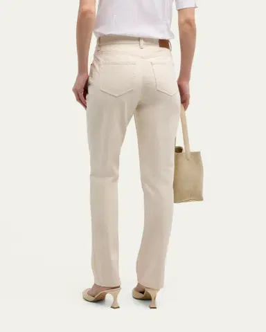 Lafayette 148 New York Cropped Straight-Leg Denim Jeans | Thumbnail 3 Lafayette 148 New York Cropped Straight-Leg Denim Jeans | Thumbnail 3