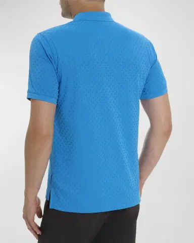 Robert Graham Men's Elias Jacquard Knit Polo Shirt | Thumbnail 2 Robert Graham Men's Elias Jacquard Knit Polo Shirt | Thumbnail 2