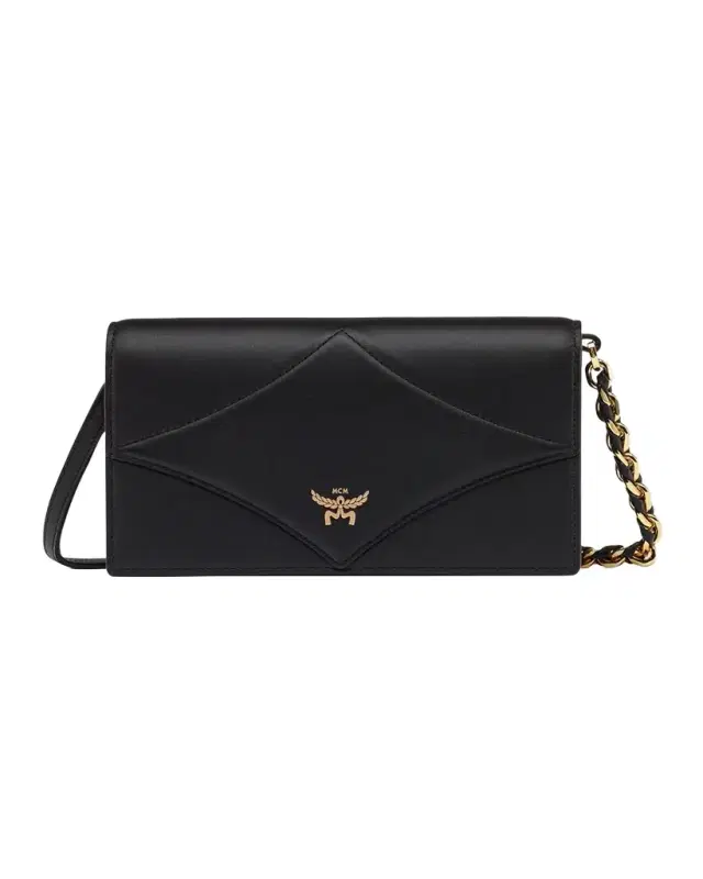 Diamond Flap Leather Wallet on Chain Diamond Flap Leather Wallet on Chain