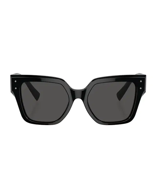 Dolce & Gabbana Monochrome Acetate & Plastic Butterfly Sunglasses