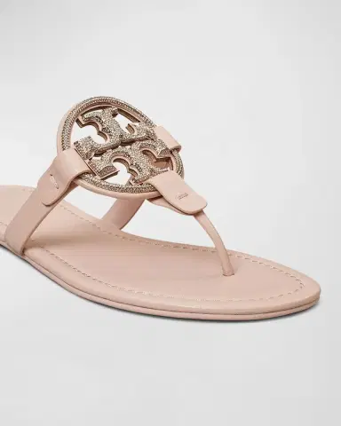 Tory Burch Miller Pave Medallion Thong Sandals | Thumbnail 4 Tory Burch Miller Pave Medallion Thong Sandals | Thumbnail 4