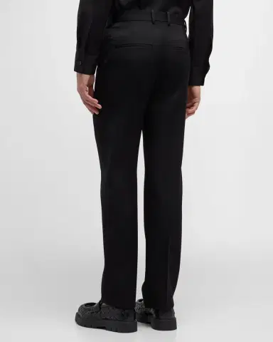 Bottega Veneta Men's Sartorial Grain de Poudre Trousers | Thumbnail 3