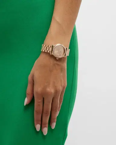 Chopard Happy Sport 33mm 18K Rose Gold Diamond Watch | Thumbnail 2