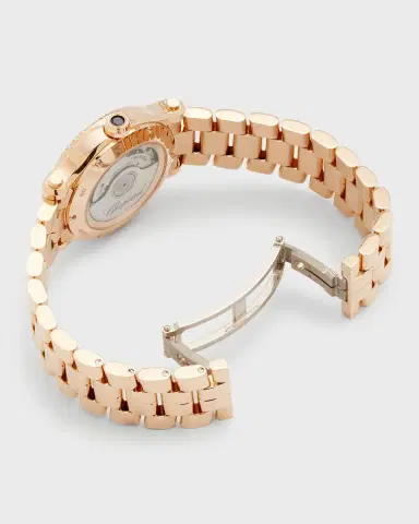 Chopard Happy Sport 33mm 18K Rose Gold Diamond Watch | Thumbnail 4