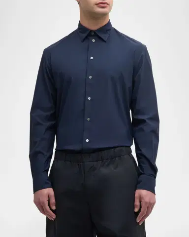 Emporio Armani Men's Modern Fit Sport Shirt | Thumbnail 2