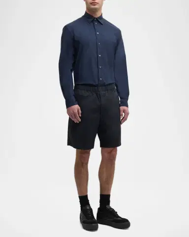 Emporio Armani Men's Modern Fit Sport Shirt | Thumbnail 3