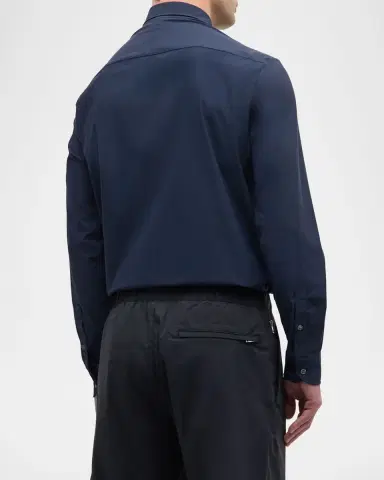Emporio Armani Men's Modern Fit Sport Shirt | Thumbnail 4