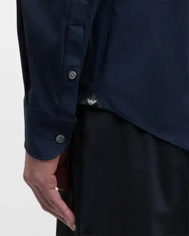 Emporio Armani Men's Modern Fit Sport Shirt | Thumbnail 5