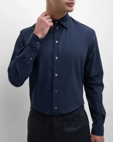 Emporio Armani Men's Modern Fit Sport Shirt | Thumbnail 6