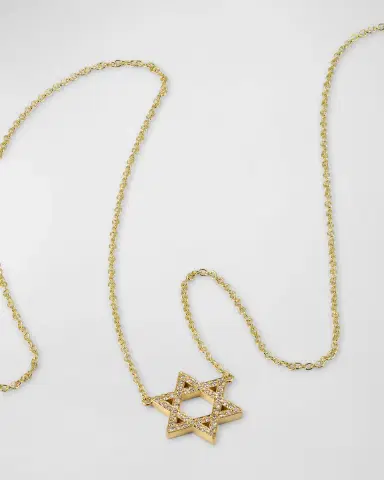 Jennifer Meyer Diamond Star of David Necklace | Thumbnail 3