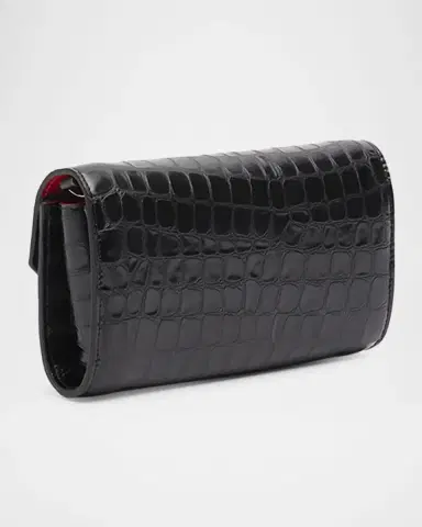 Christian Louboutin Loubi54 Wallet on Chain in Alligator Embossed Leather | Thumbnail 6