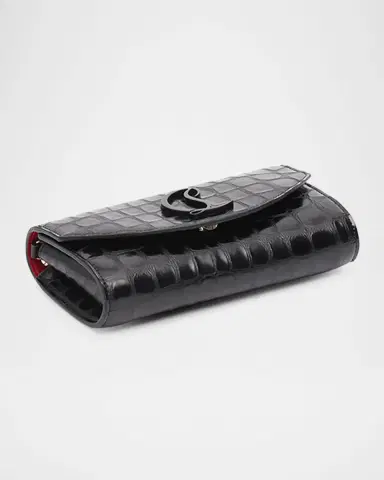 Christian Louboutin Loubi54 Wallet on Chain in Alligator Embossed Leather | Thumbnail 7