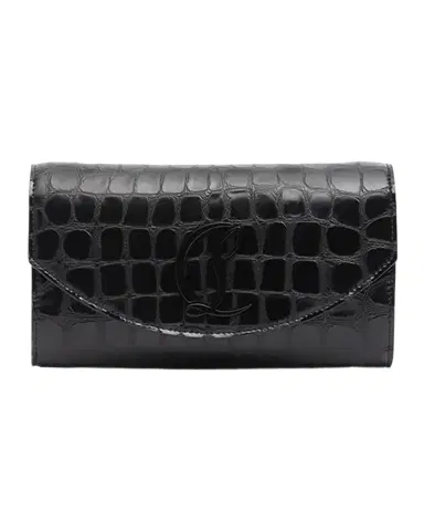Christian Louboutin Loubi54 Wallet on Chain in Alligator Embossed Leather | Thumbnail 1