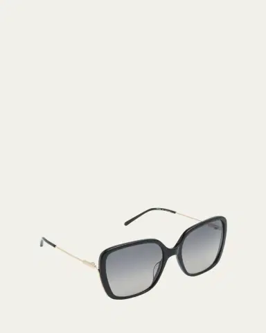 Chloé Square Acetate and Metal Sunglasses | Thumbnail 3