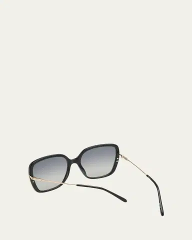 Chloé Square Acetate and Metal Sunglasses | Thumbnail 4
