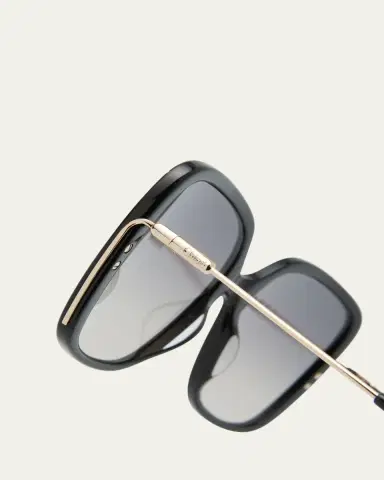 Chloé Square Acetate and Metal Sunglasses | Thumbnail 5