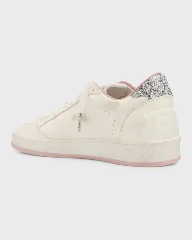 Golden Goose Ball Star Pearly Glitter Low-Top Sneakers | Thumbnail 4