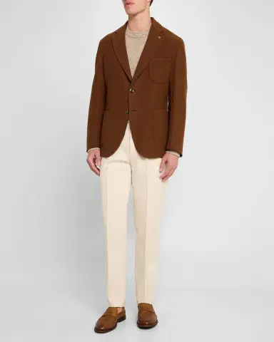 Stefano Ricci Men's Solid Wool Blazer | Thumbnail 2 Stefano Ricci Men's Solid Wool Blazer | Thumbnail 2