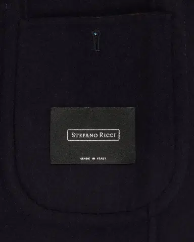 Stefano Ricci Men's Solid Wool Blazer | Thumbnail 6 Stefano Ricci Men's Solid Wool Blazer | Thumbnail 6