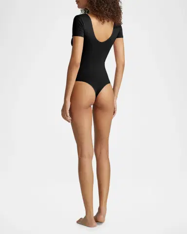 Commando Ballet Scoop-Neck Microfiber Bodysuit | Thumbnail 3