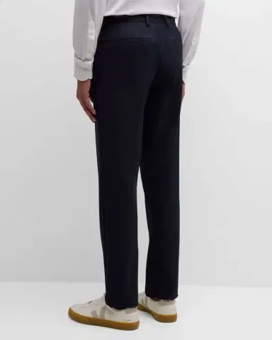 BOSS Men's Solid Cotton Pants | Thumbnail 3