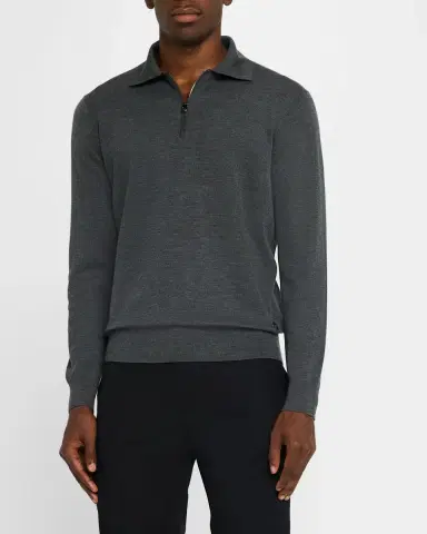 Stefano Ricci Men's Cashmere Polo Sweater | Thumbnail 3 Stefano Ricci Men's Cashmere Polo Sweater | Thumbnail 3